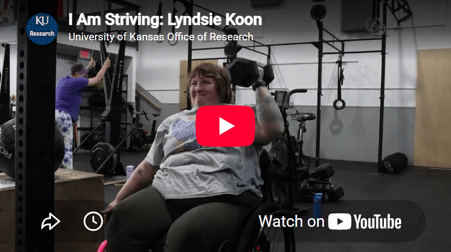 Thumbnail of YouTube video titled, "I Am Striving: Lynsdie Koon"